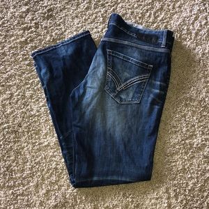 MENS BUCKLE BLACK JEANS